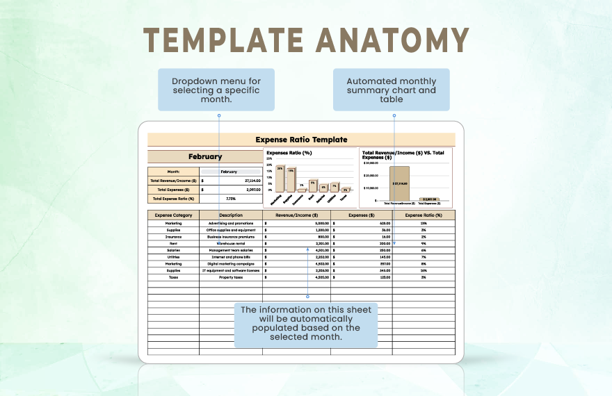 Expense Ratio Template
