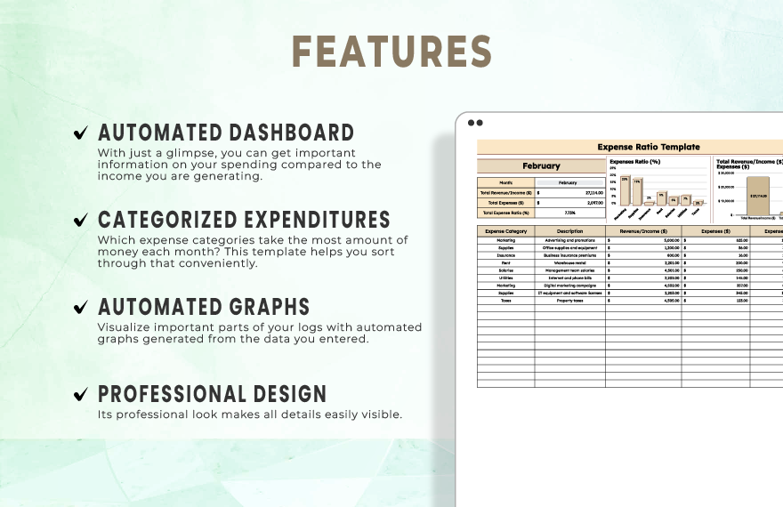 Expense Ratio Template