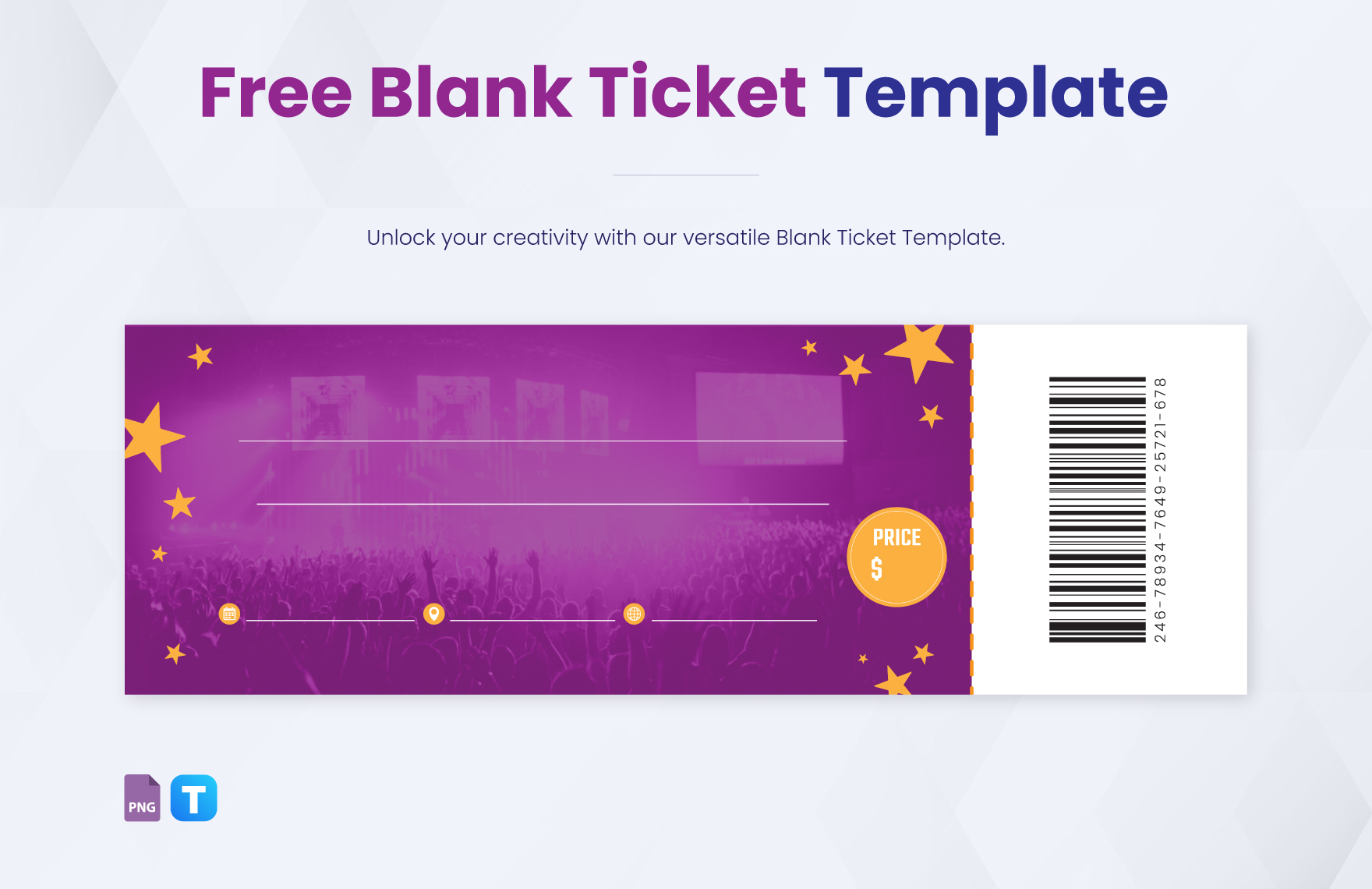 Ticketmaster Ticket Template