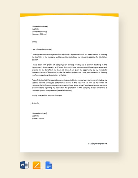 sample of application letter for teacher promotion