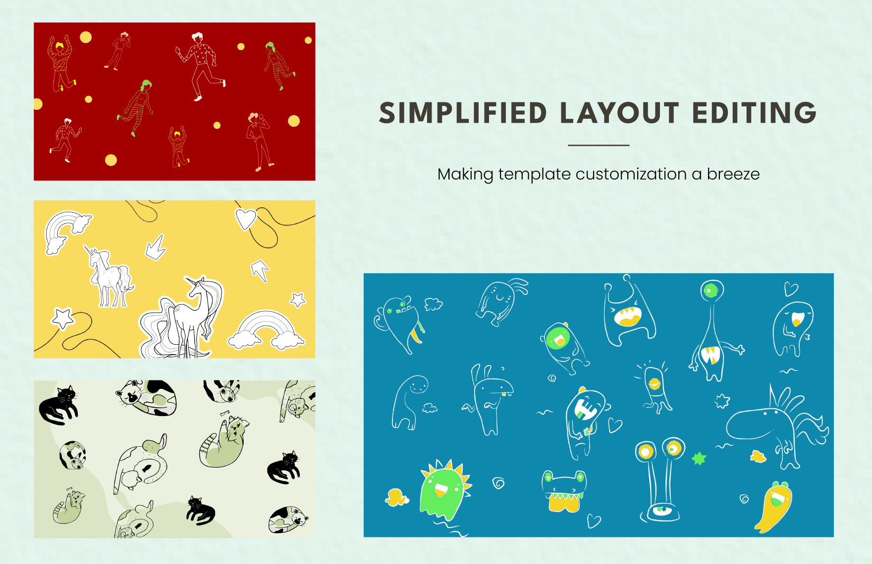 Doodle Animated Background Template