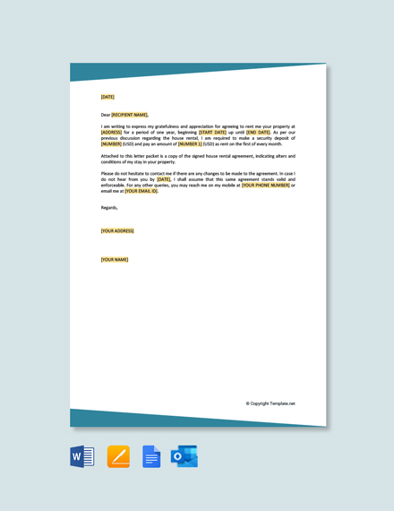 14+ FREE Rental letter Templates - Word | Google Docs | Apple (MAC ...