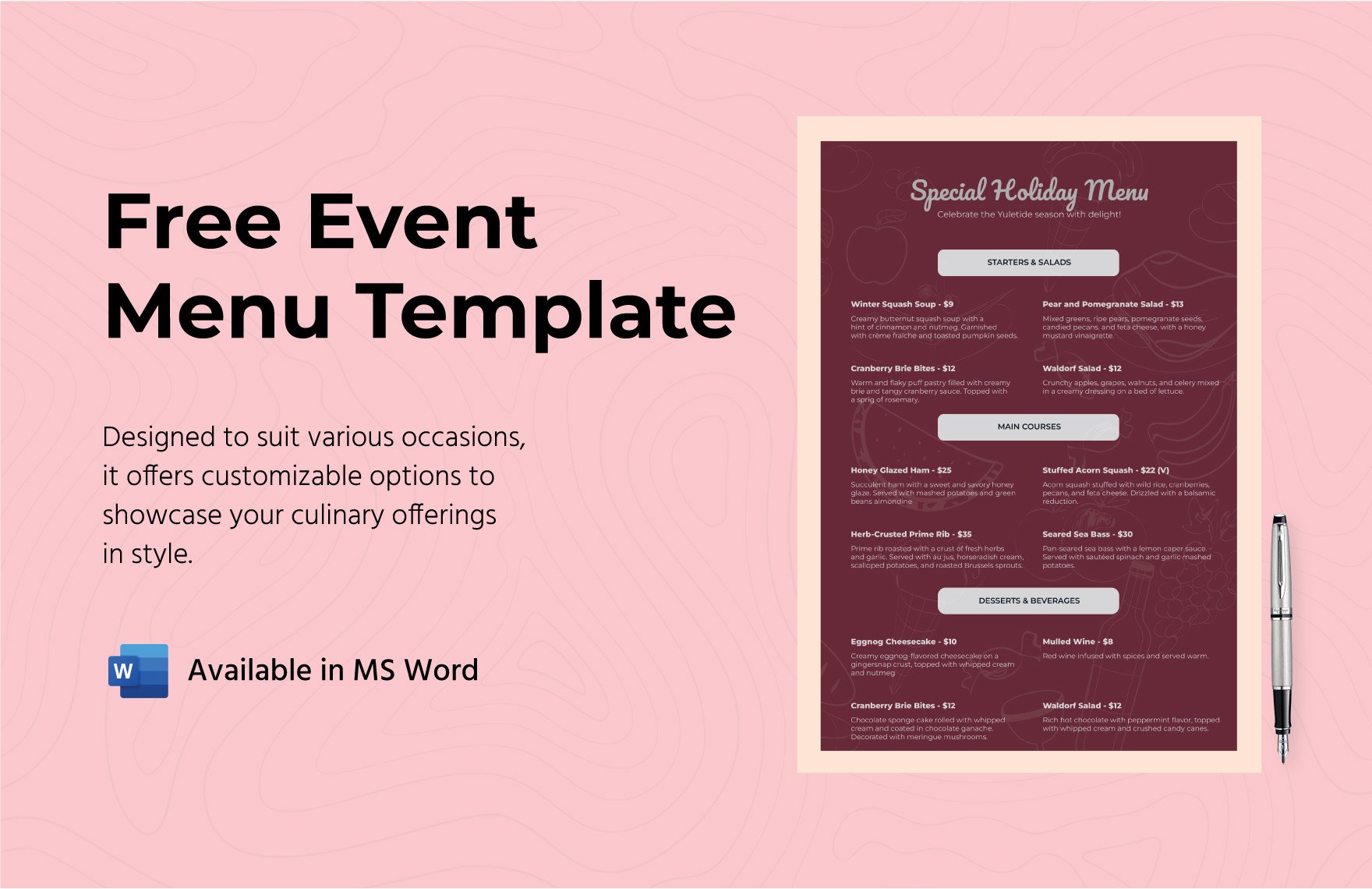 printable-word-menu-template-imposing-free-templates-with-regard-to