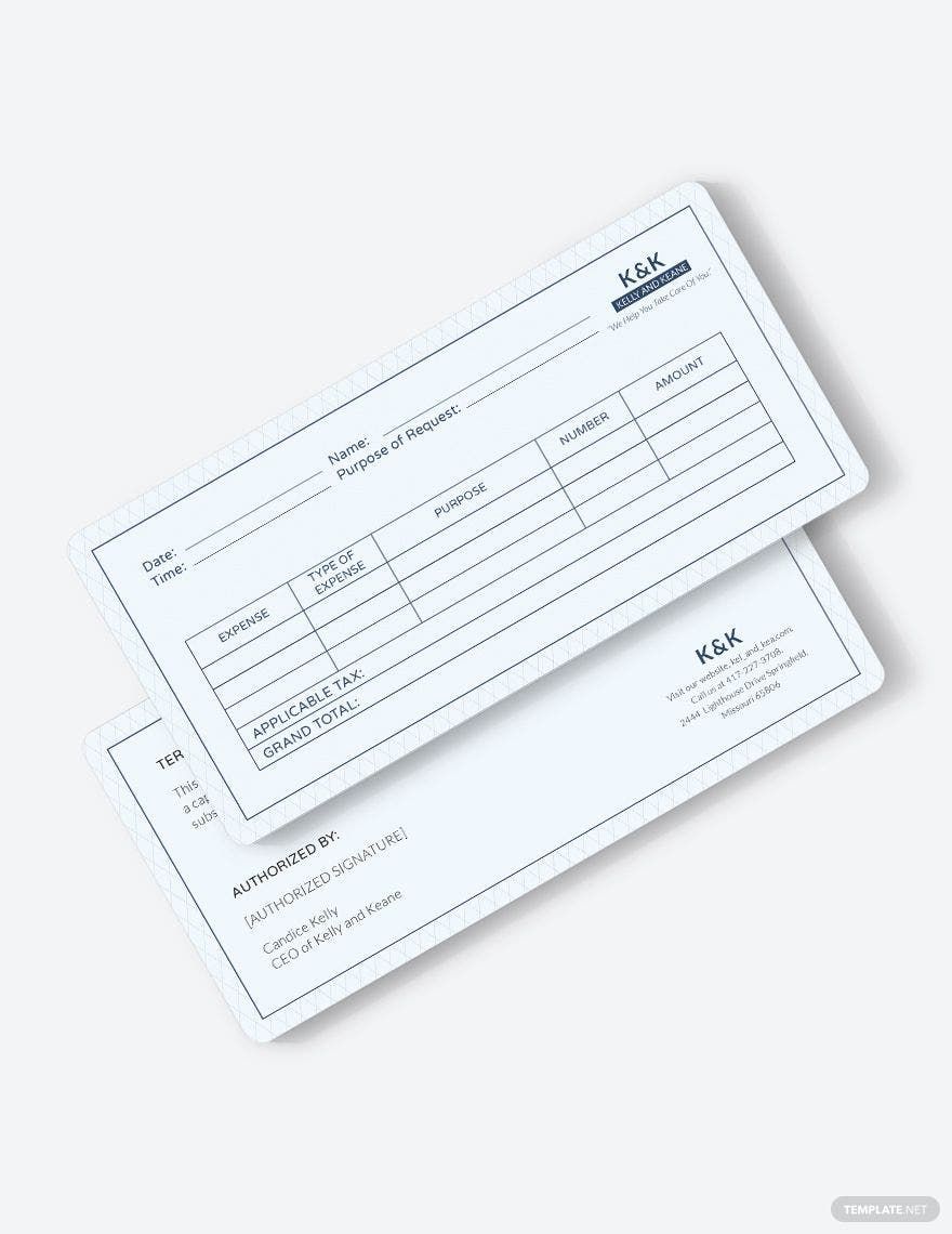Free Office Expense Voucher Template
