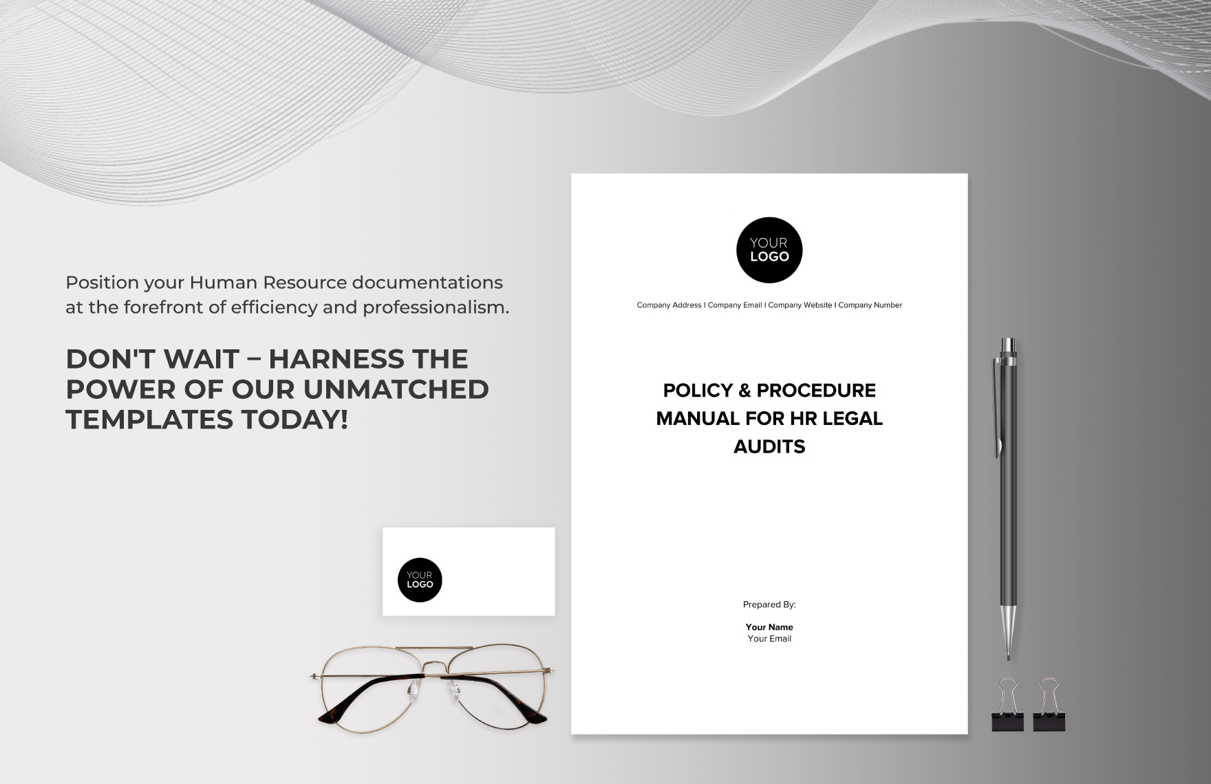 Policy & Procedure Manual for HR Legal Audits Template