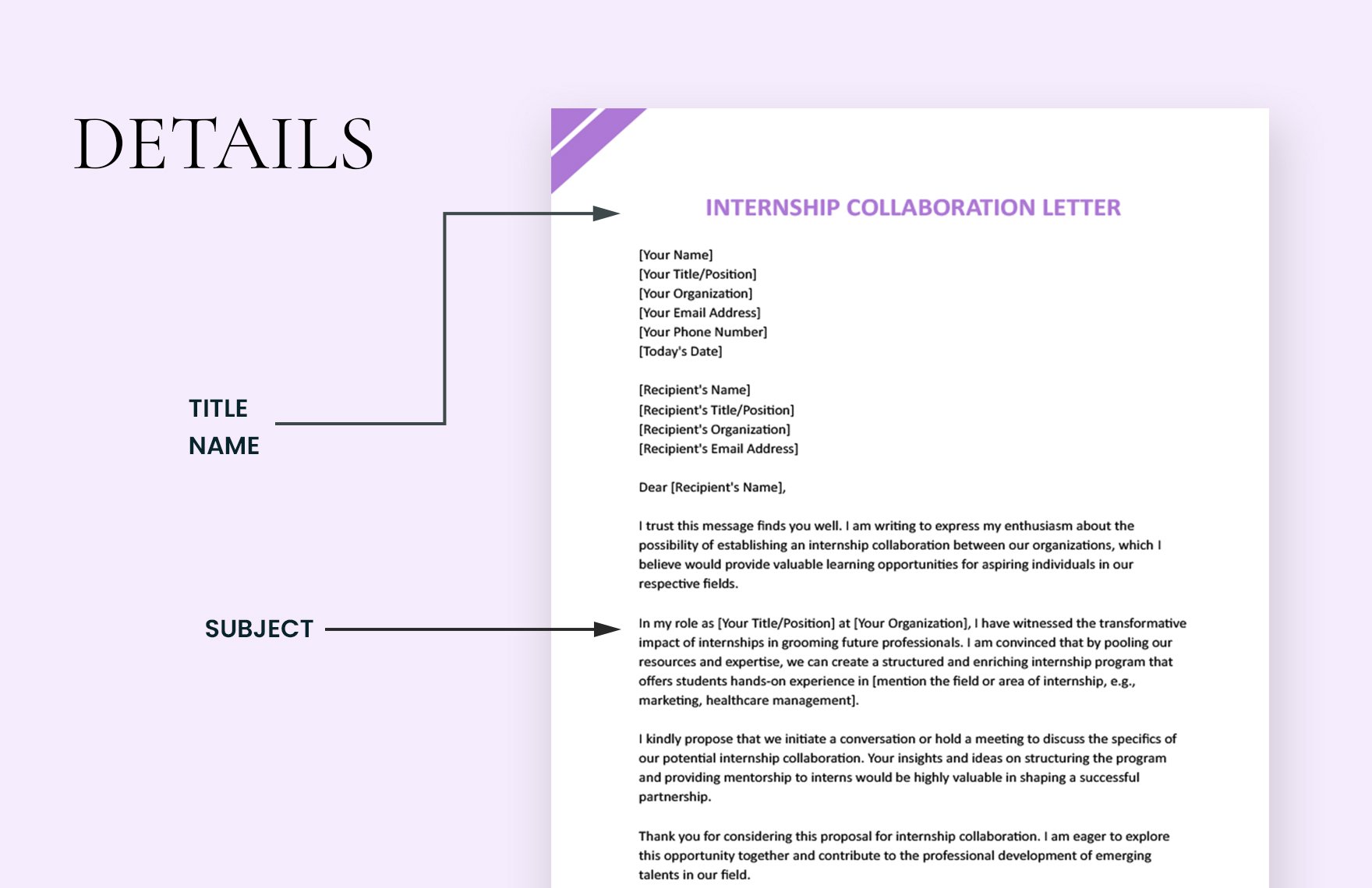 Internship Collaboration Letter