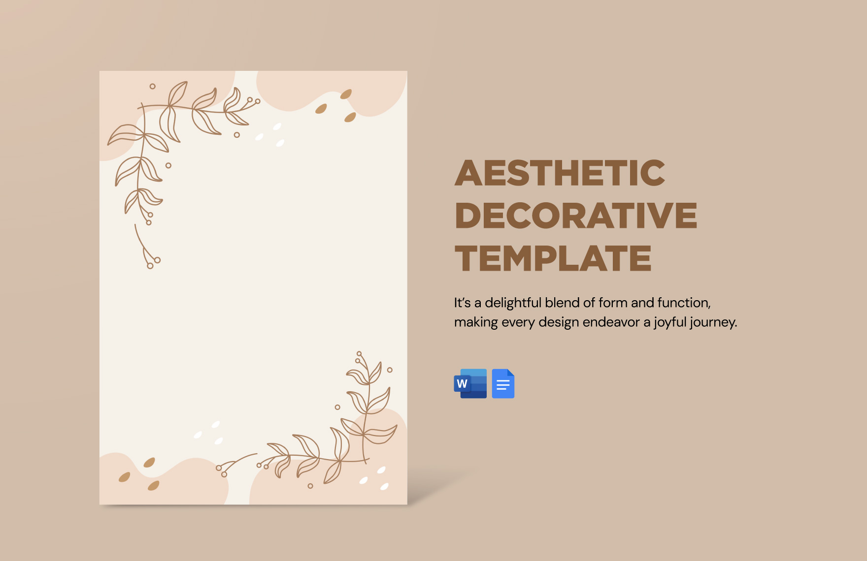 Aesthetic Decorative Template in Word, Google Docs - Download | Template.net