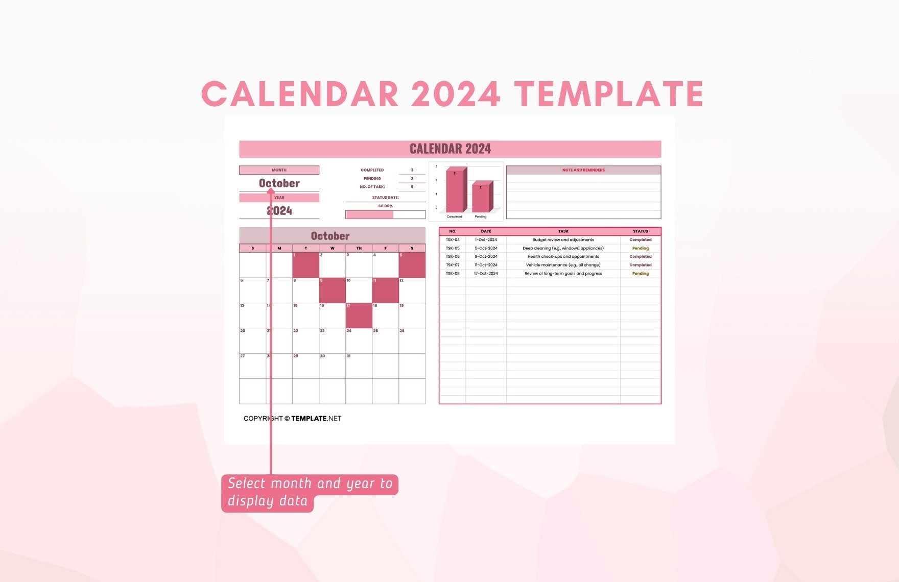 Calendar 2024 Template