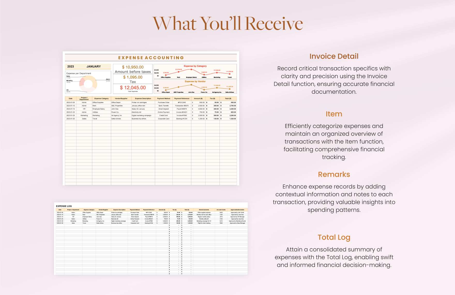 Expense Accounting Template