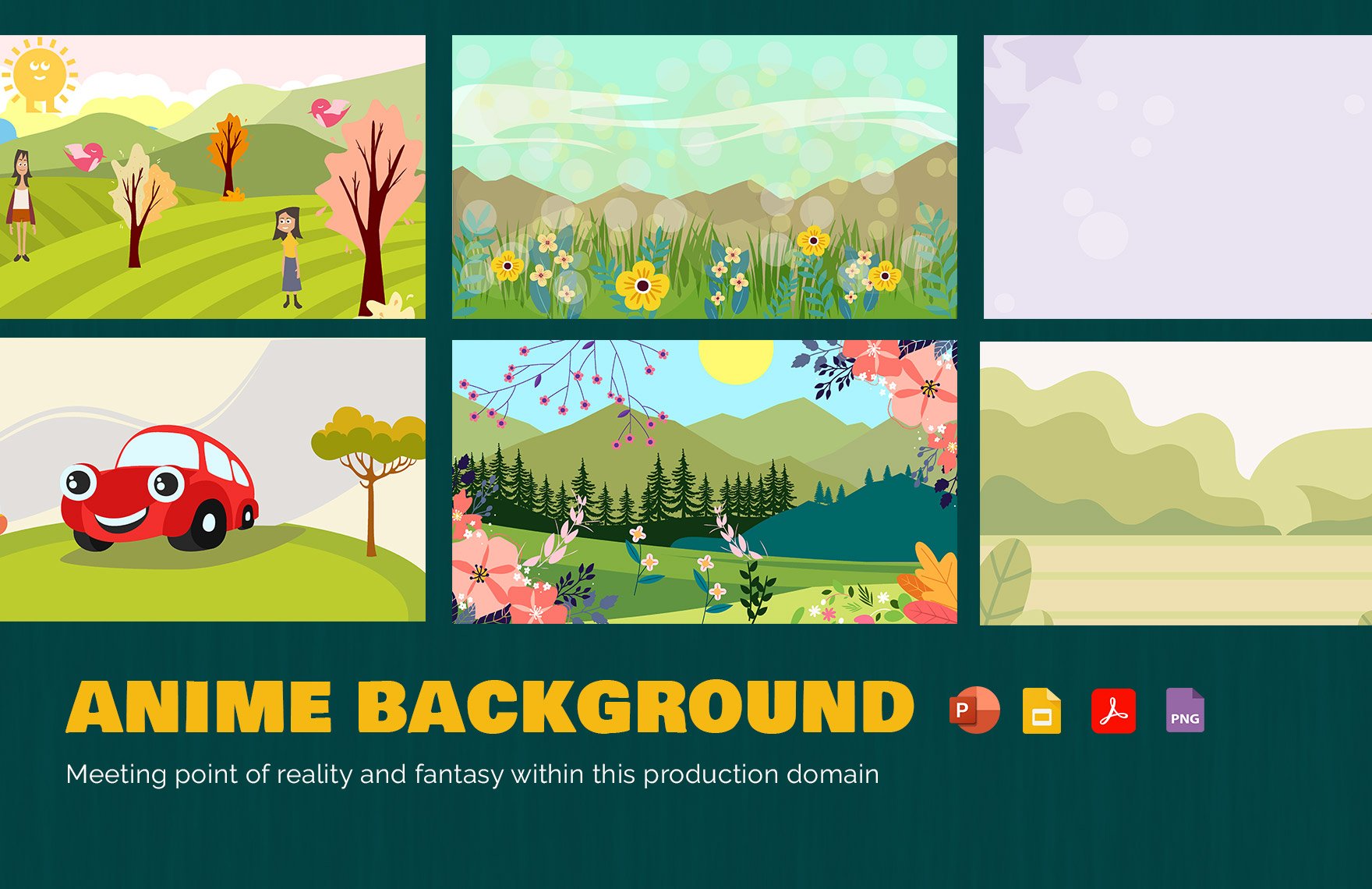 Anime Background Template