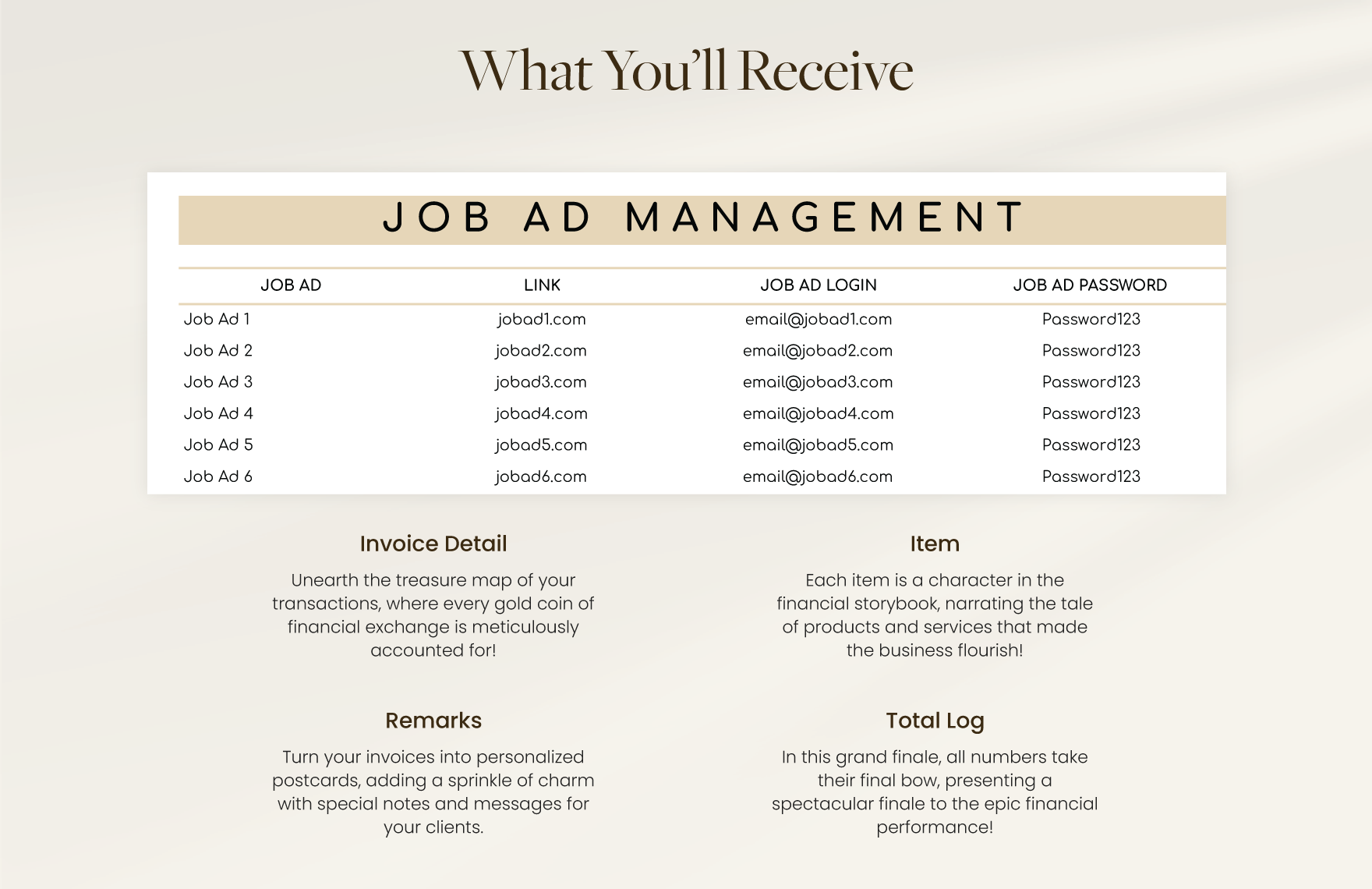 Job Ad Response Rate Tracker HR Template