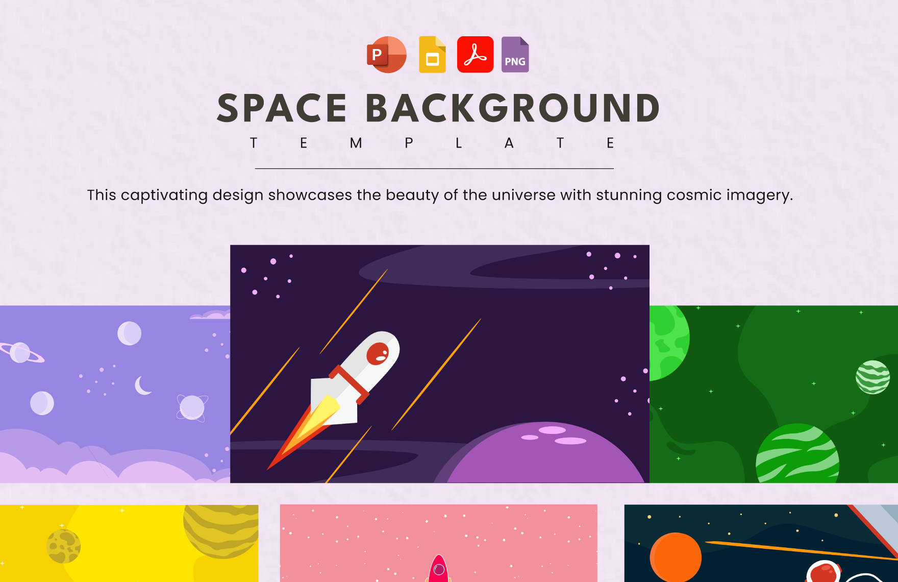 Space Background Template