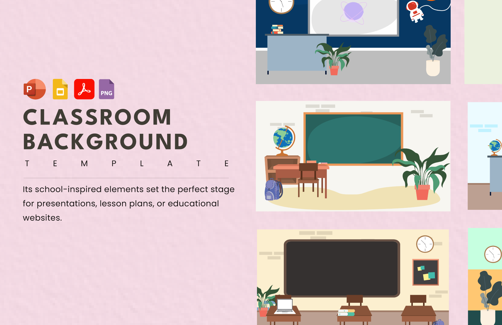 Classroom Background Template