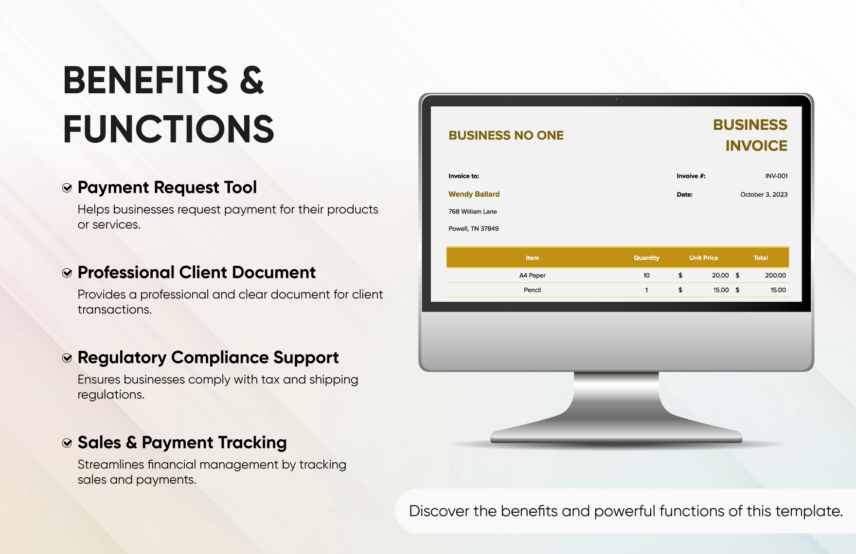 Business Invoice Template