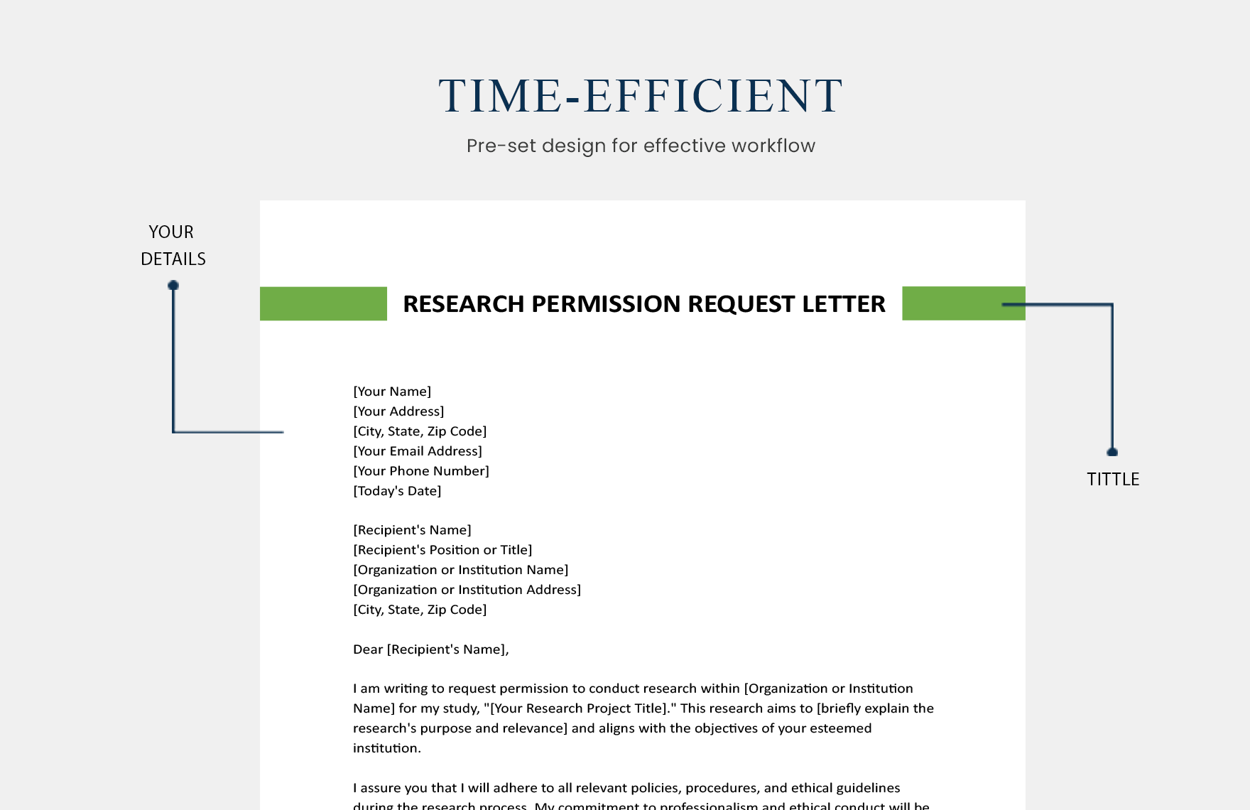 Research Permission Request Letter