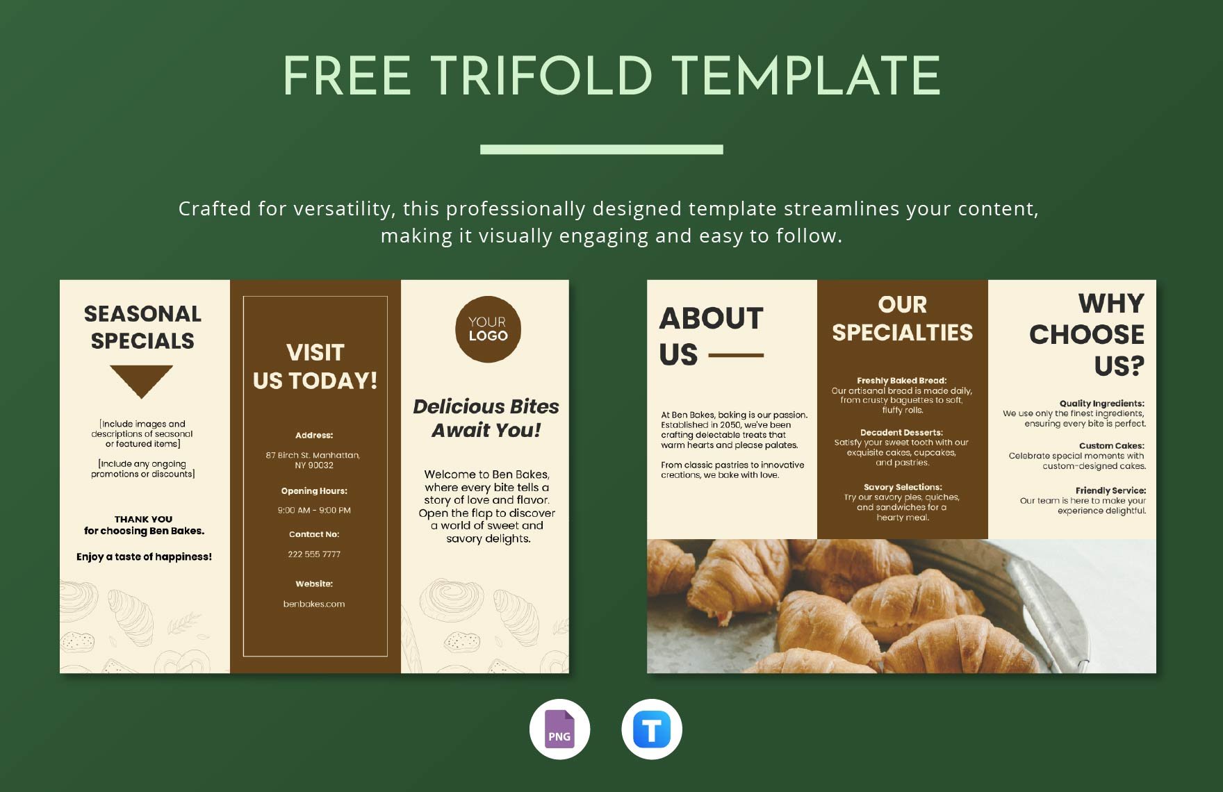 Free Trifold Template
