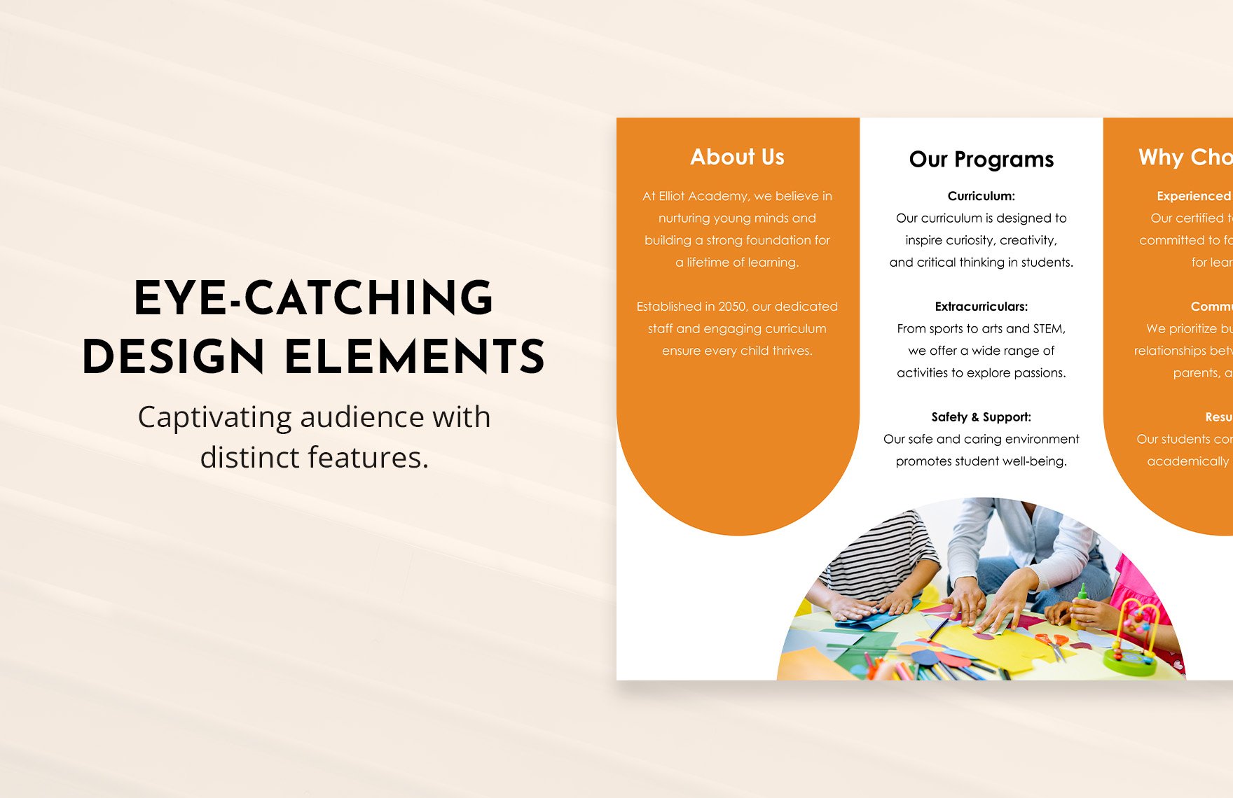 School Trifold Template