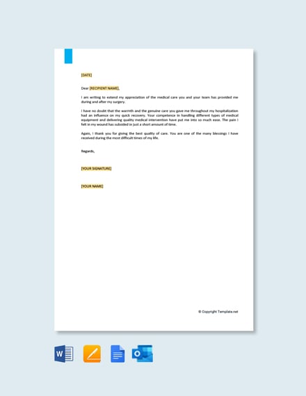 Free Thank You Letter For Medical Laboratory Technician Template ...
