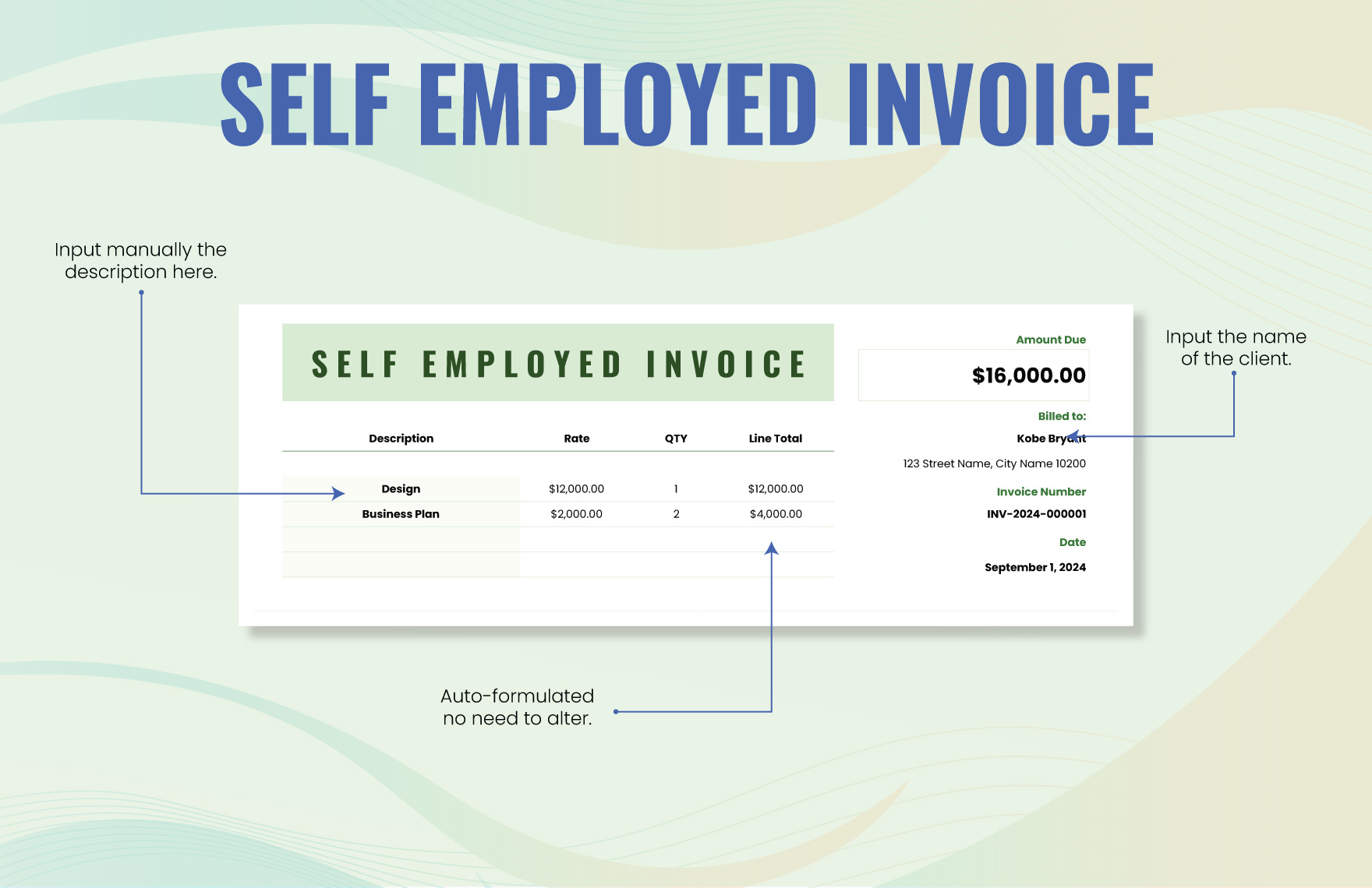 Self Employed Invoice Template Uk Sarseh Self Employed Invoice Template Uk Sarseh