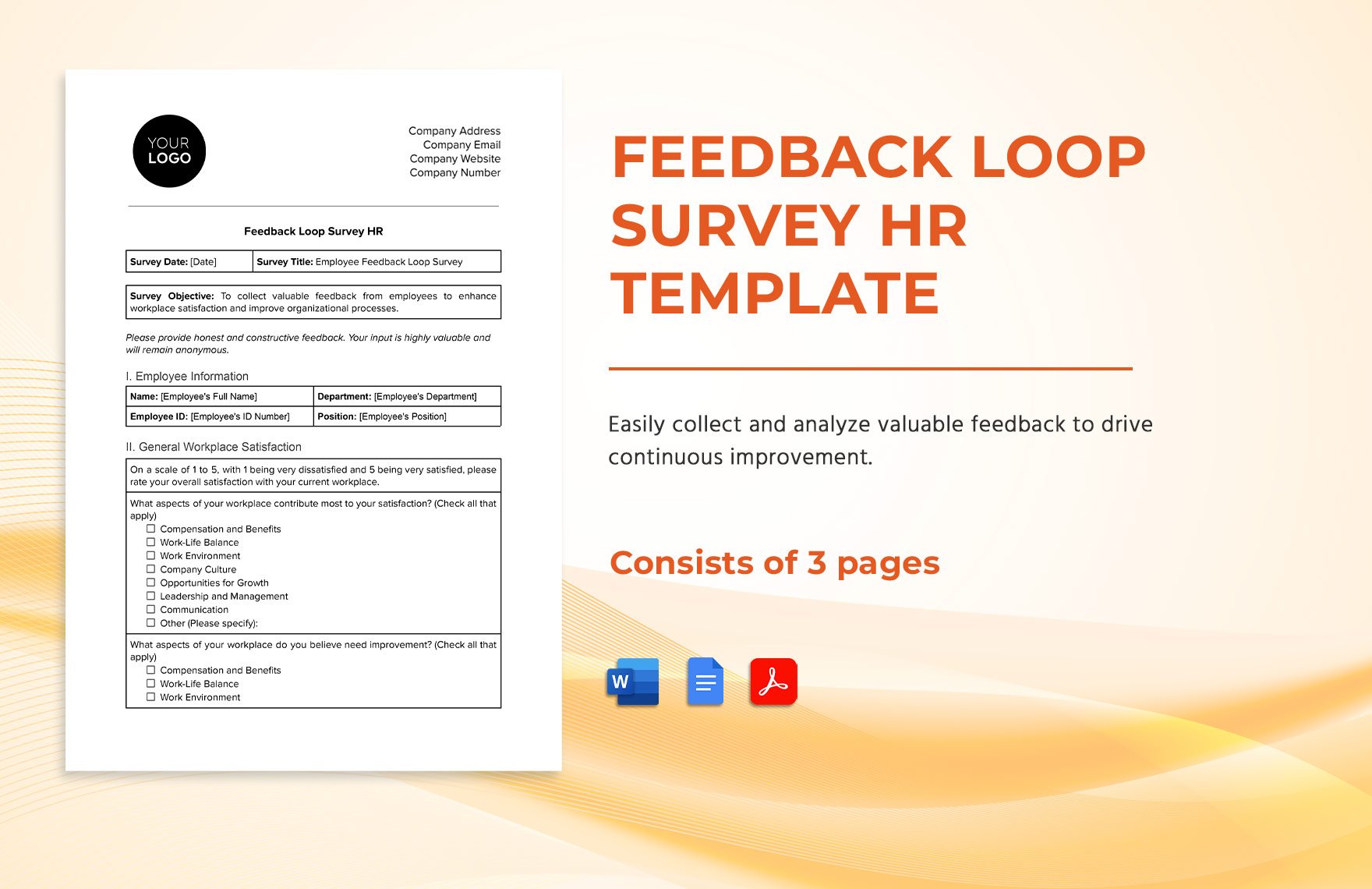 Feedback Loop Survey HR Template