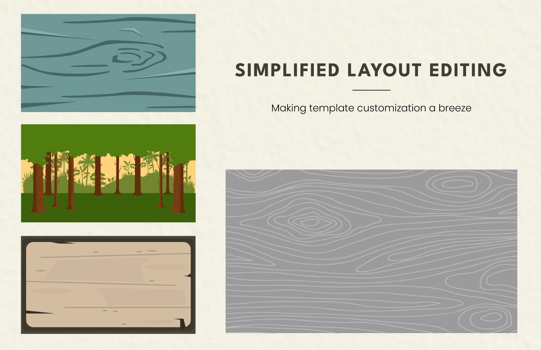 Wood Background Template