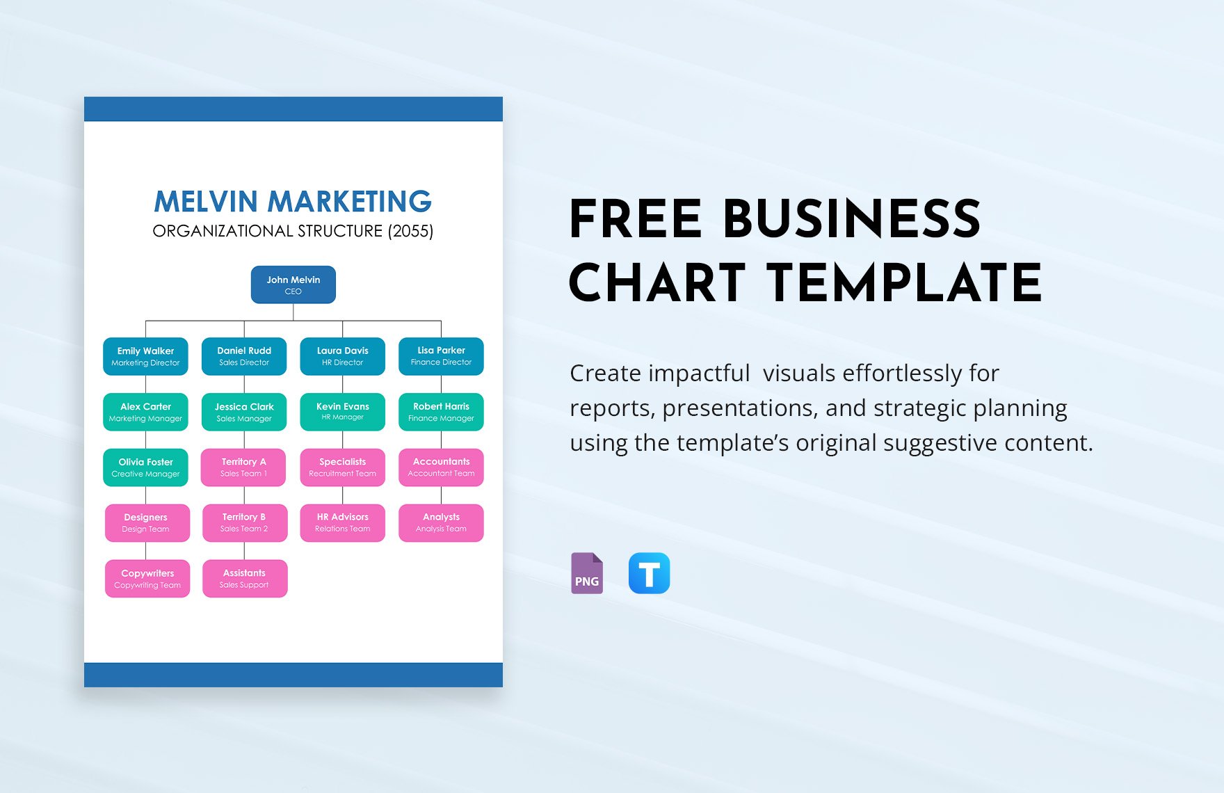 Free Business Chart Template in PNG