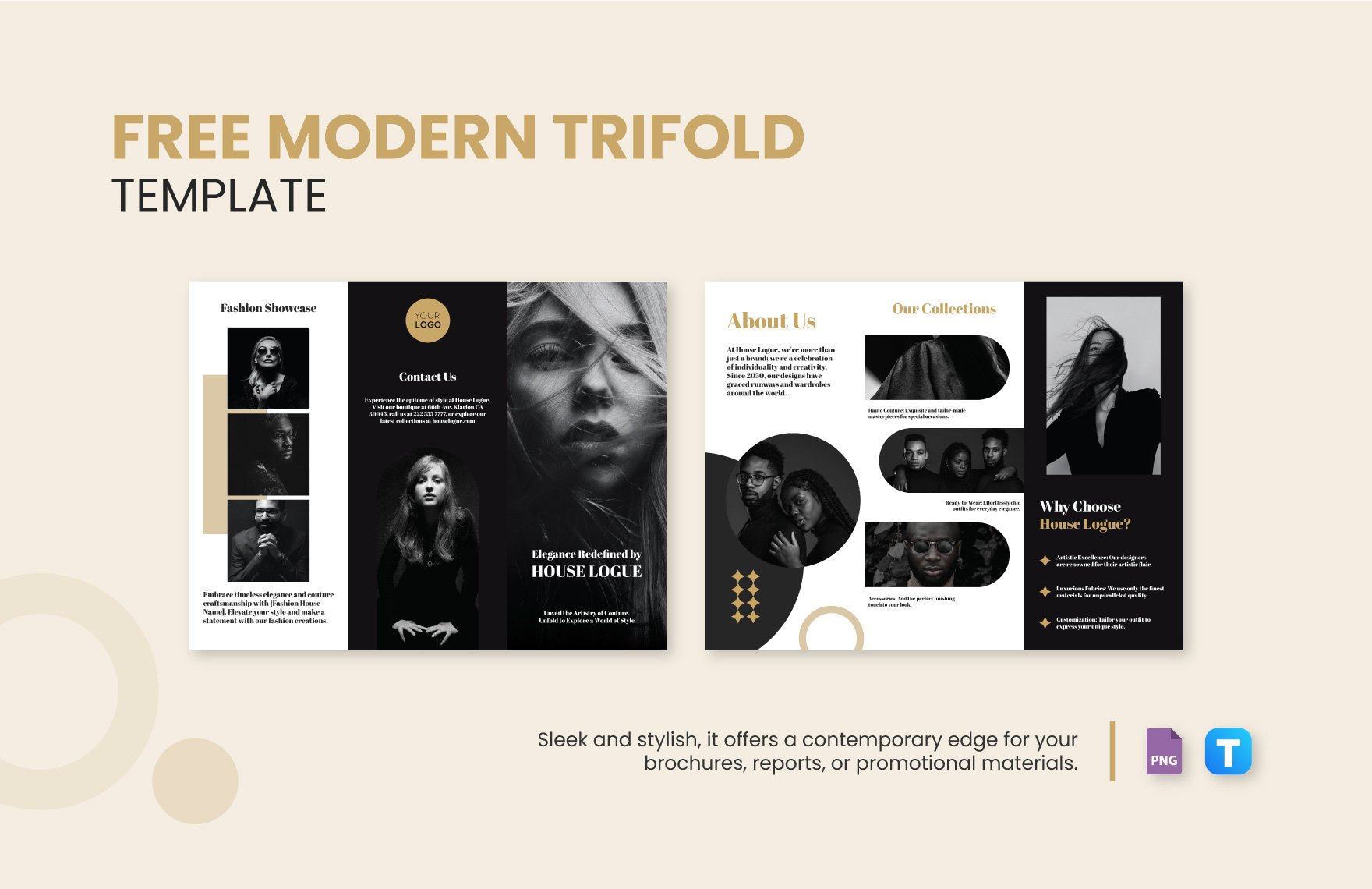 Free Modern Trifold Template