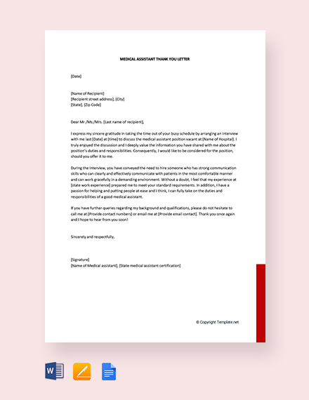 FREE End of Internship Thank You Letter Template: Download 1440 ...