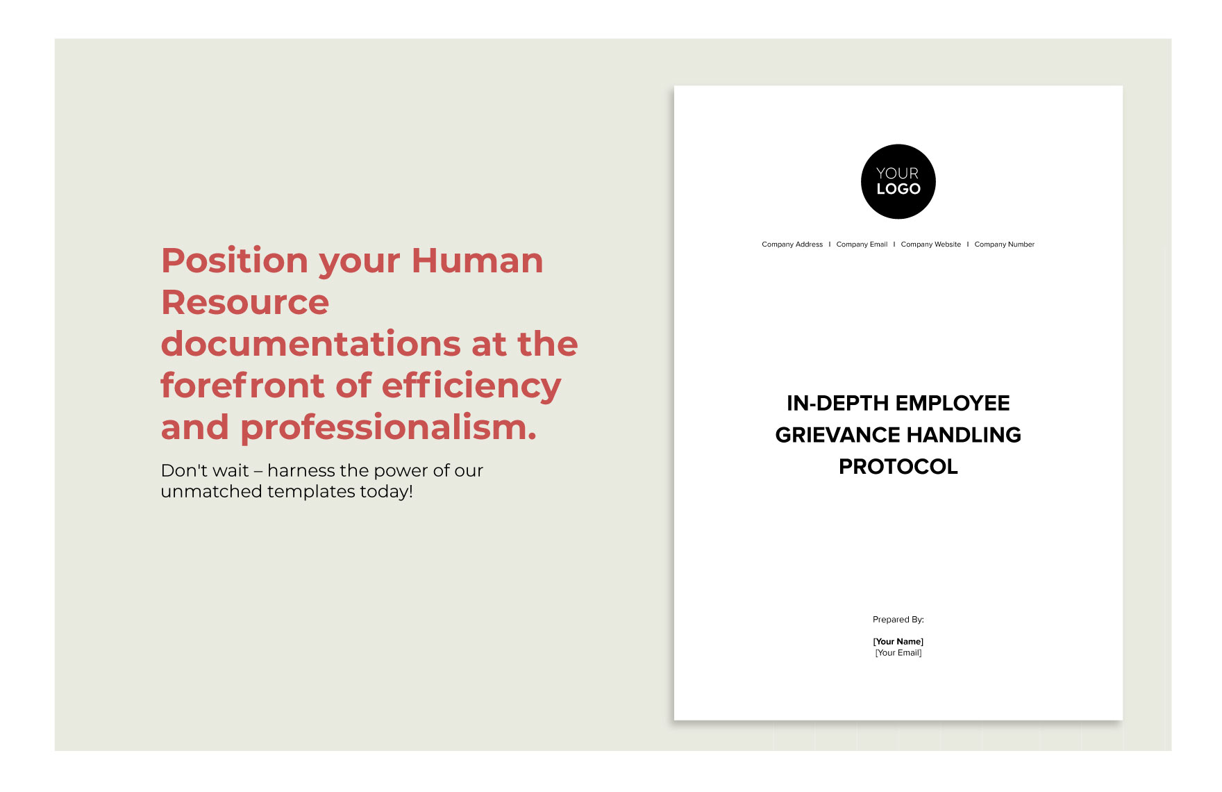In-depth Employee Grievance Handling Protocol HR Template
