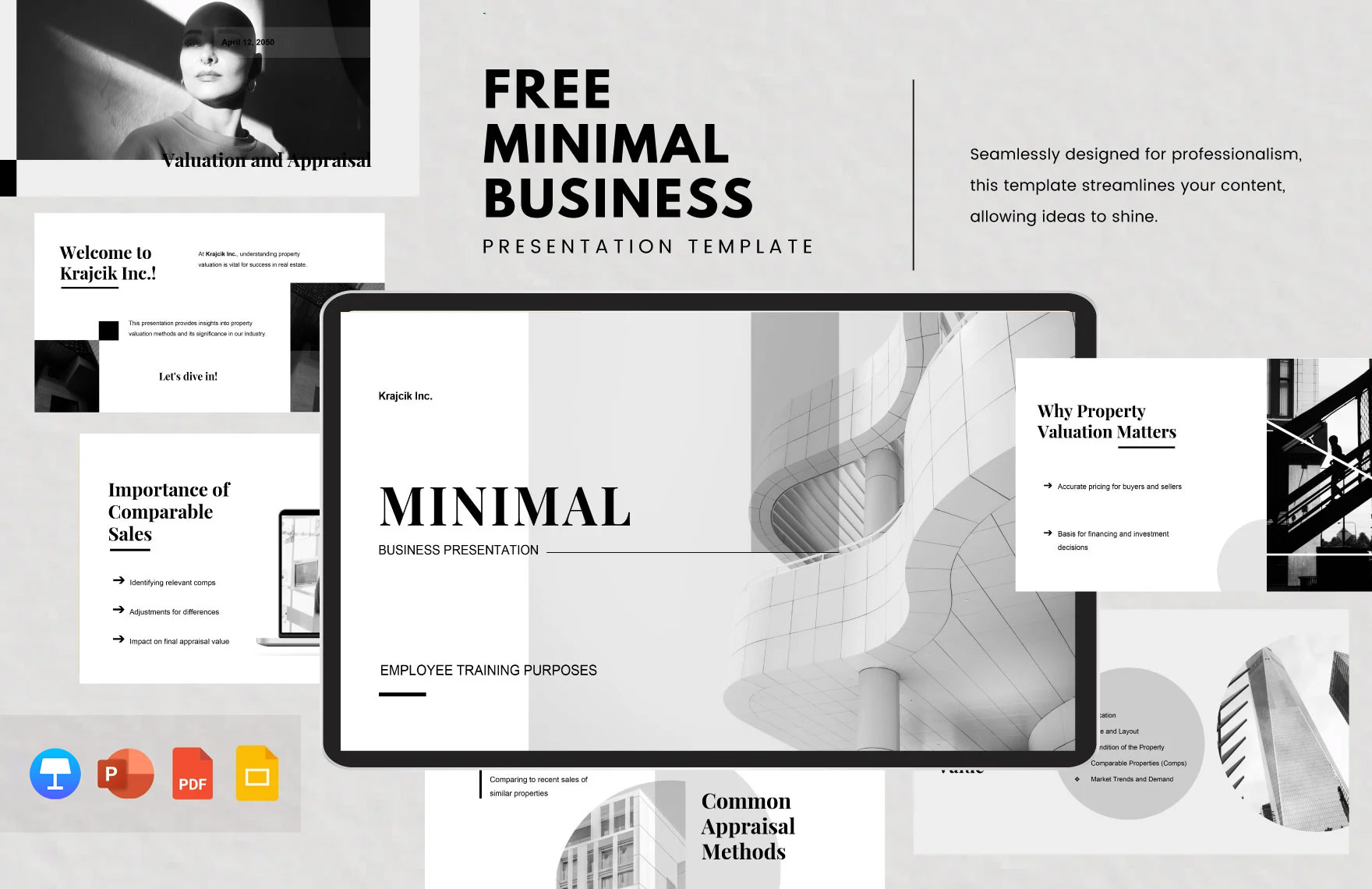 Minimal Business Presentation Template