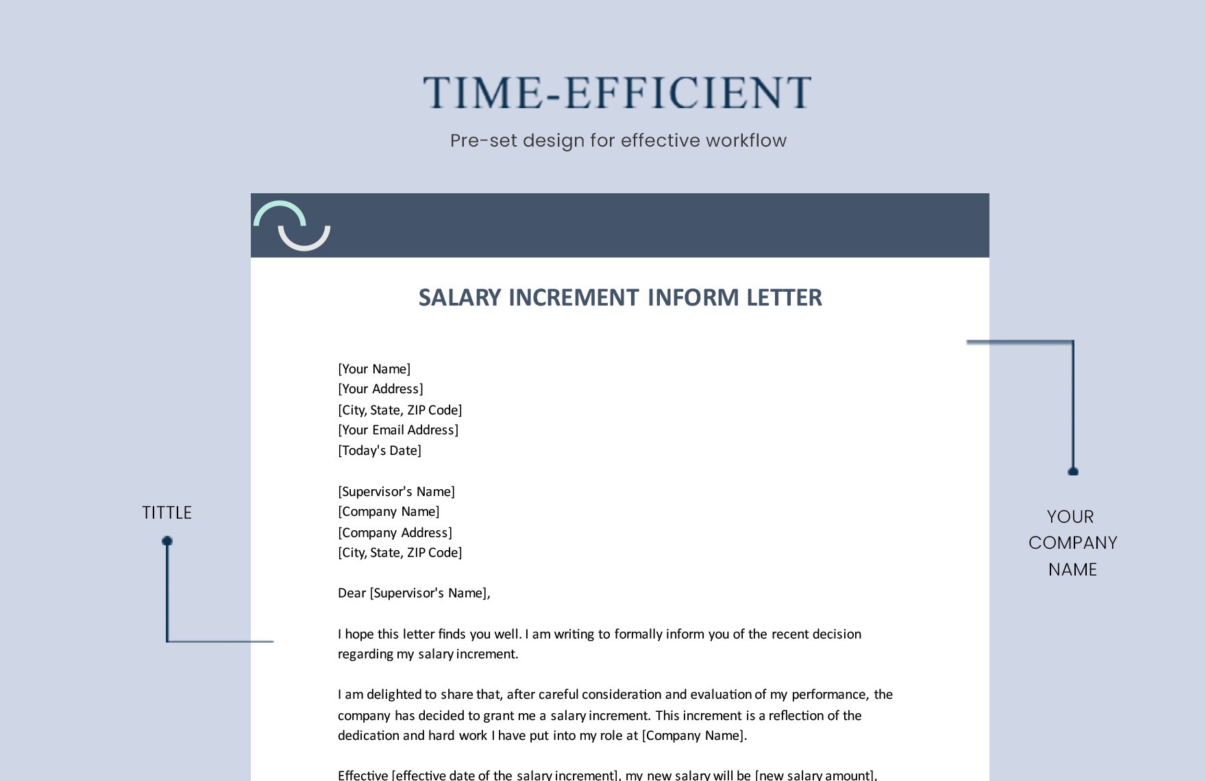 Salary Increment Inform Letter