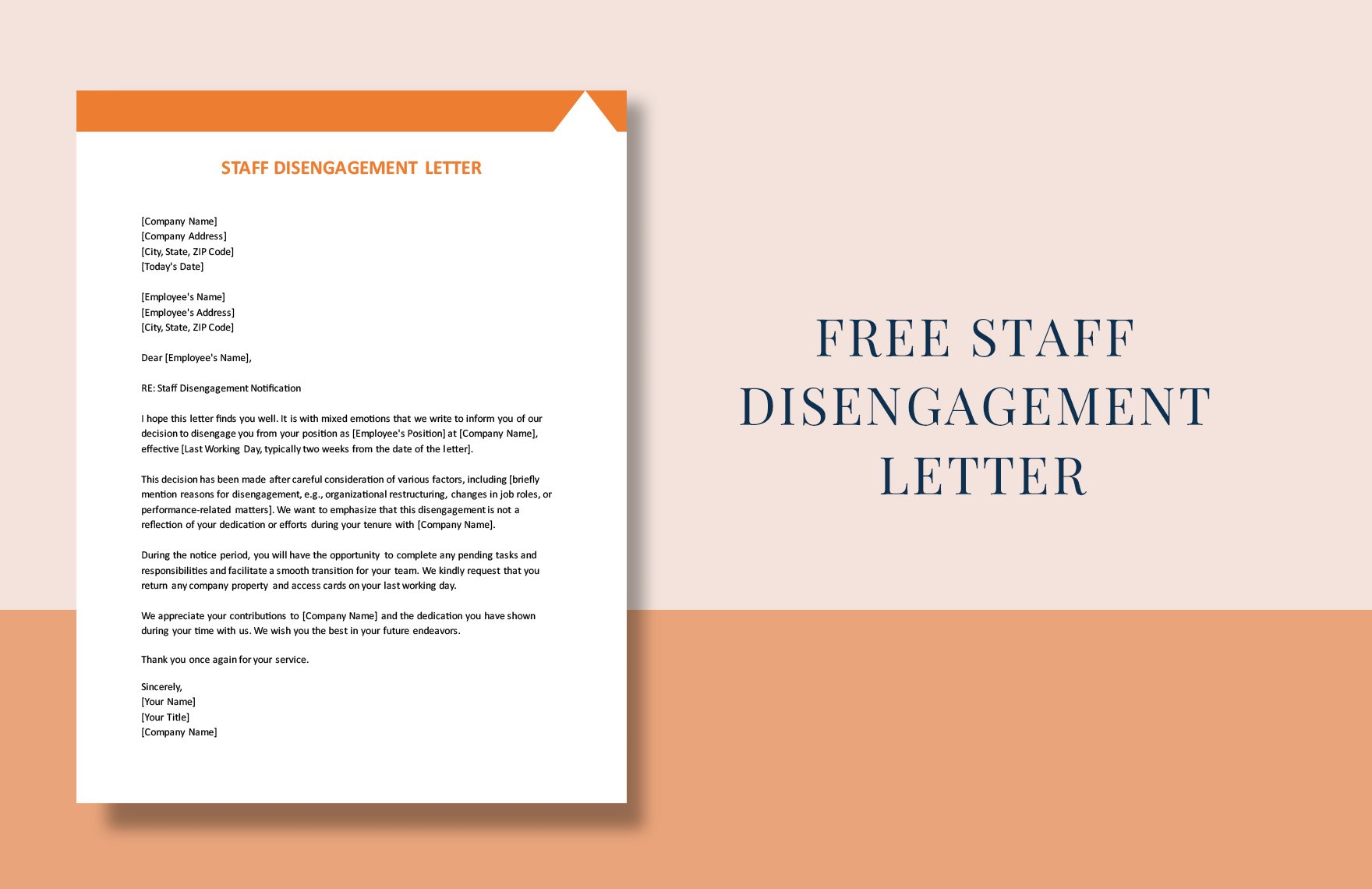 Staff Disengagement Letter