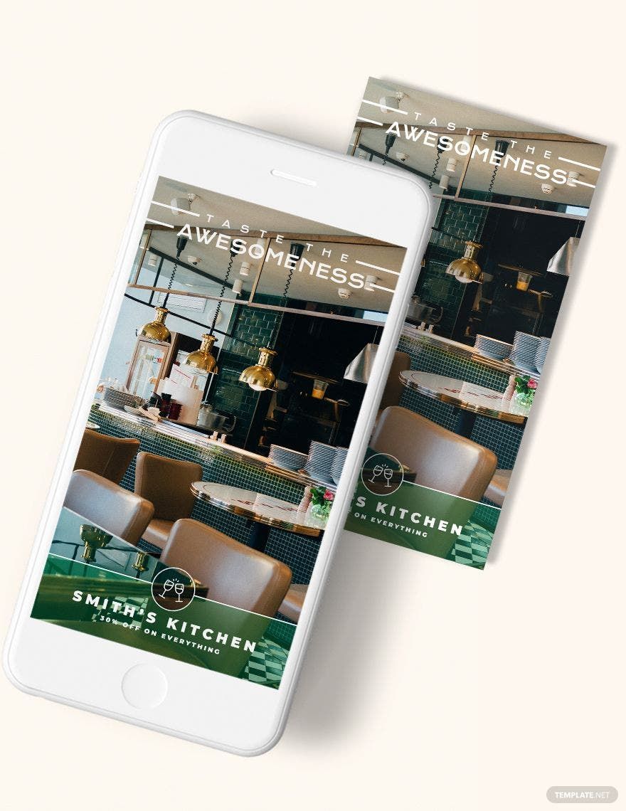 Restaurant Snapchat Geofilters Template