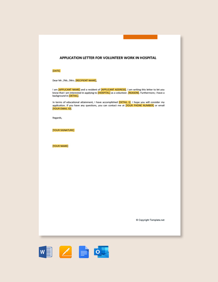 Sample Letter For Volunteer Work from images.template.net