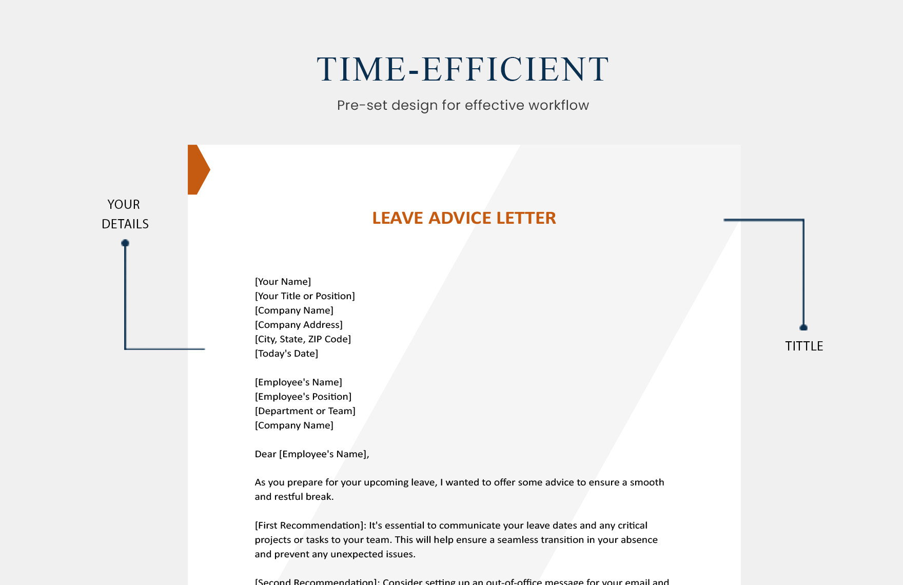 Leave Advice Letter