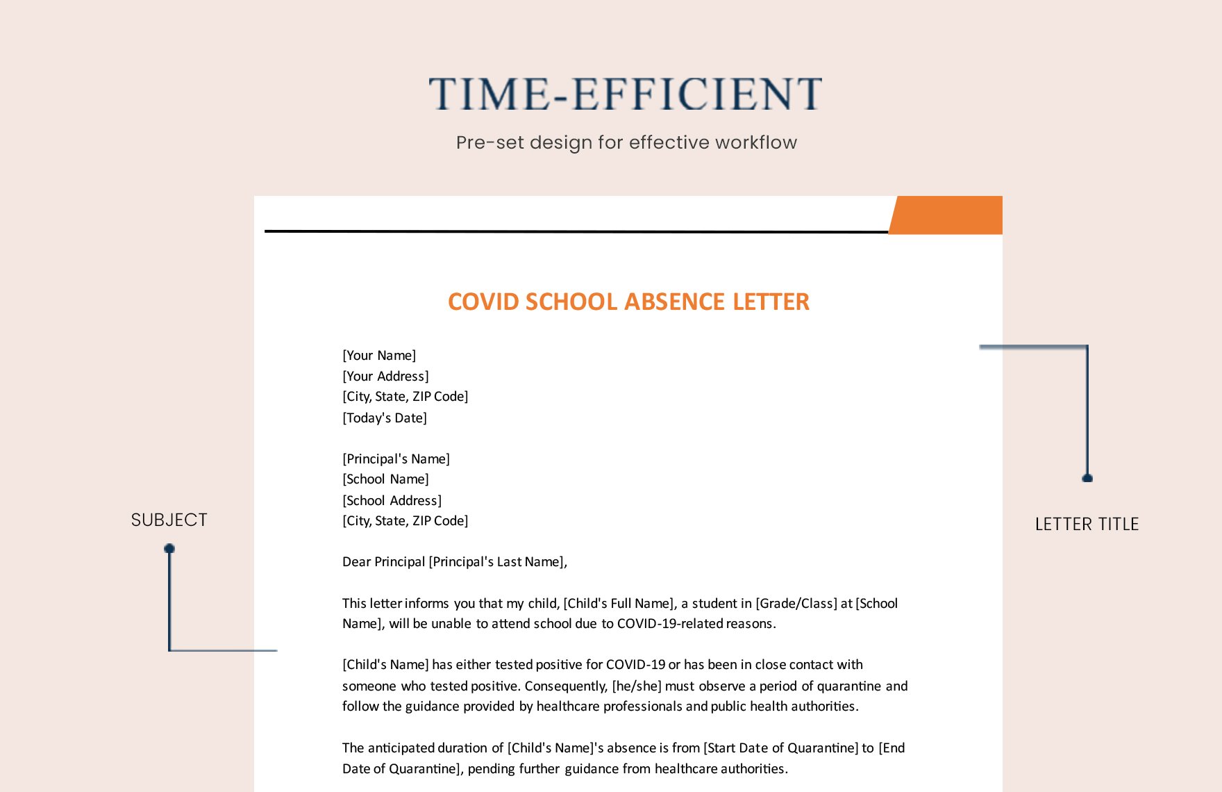 Covid School Absence Letter