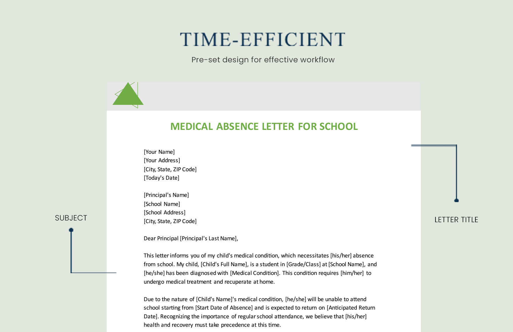 Medical Absence Letter For School