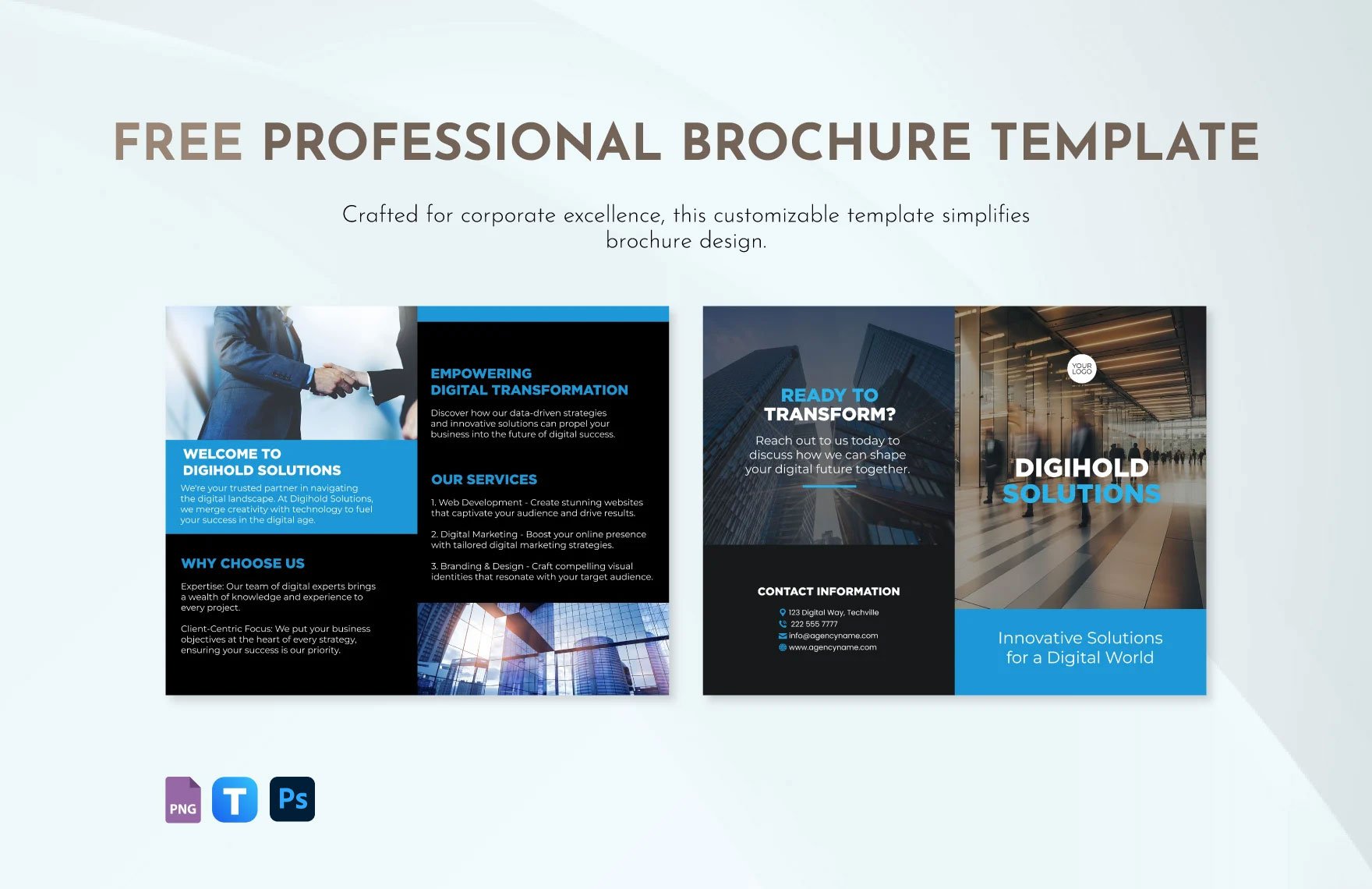 Free Professional Brochure Template