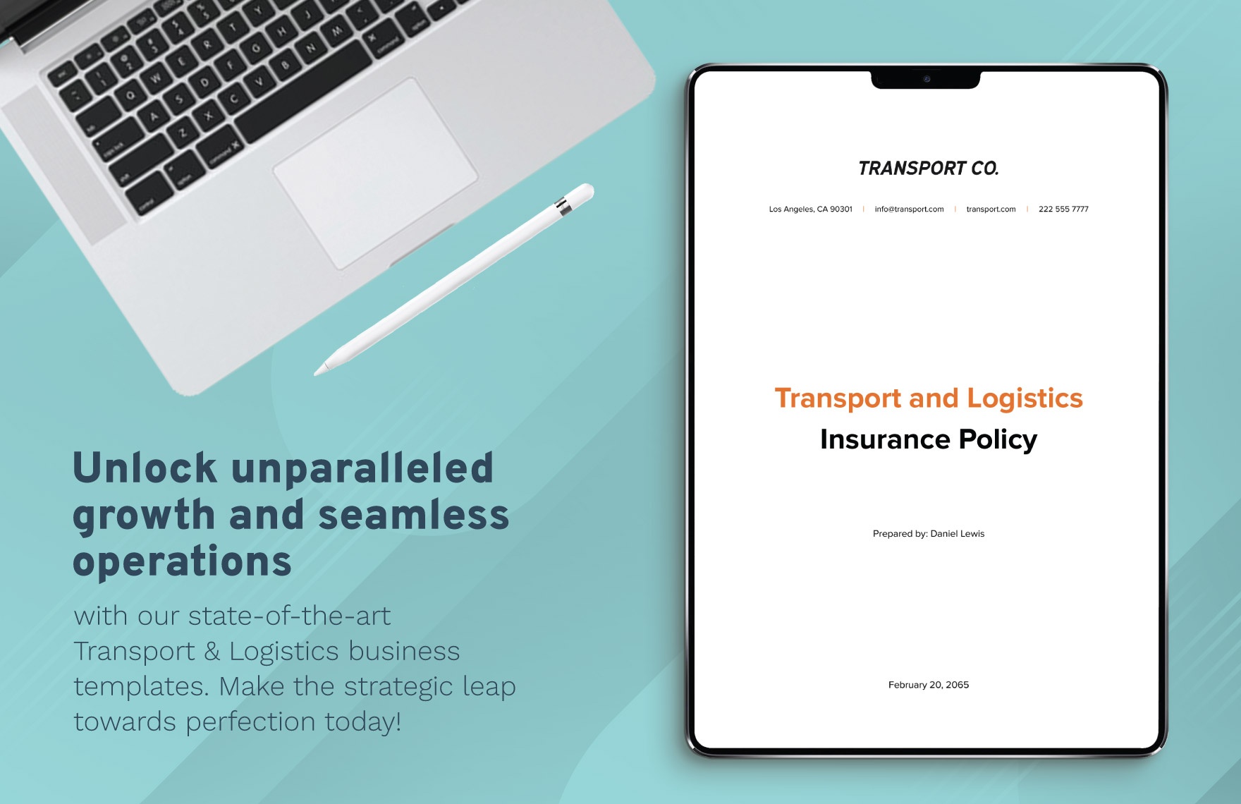 Transport and Logistics Insurance Policy Template