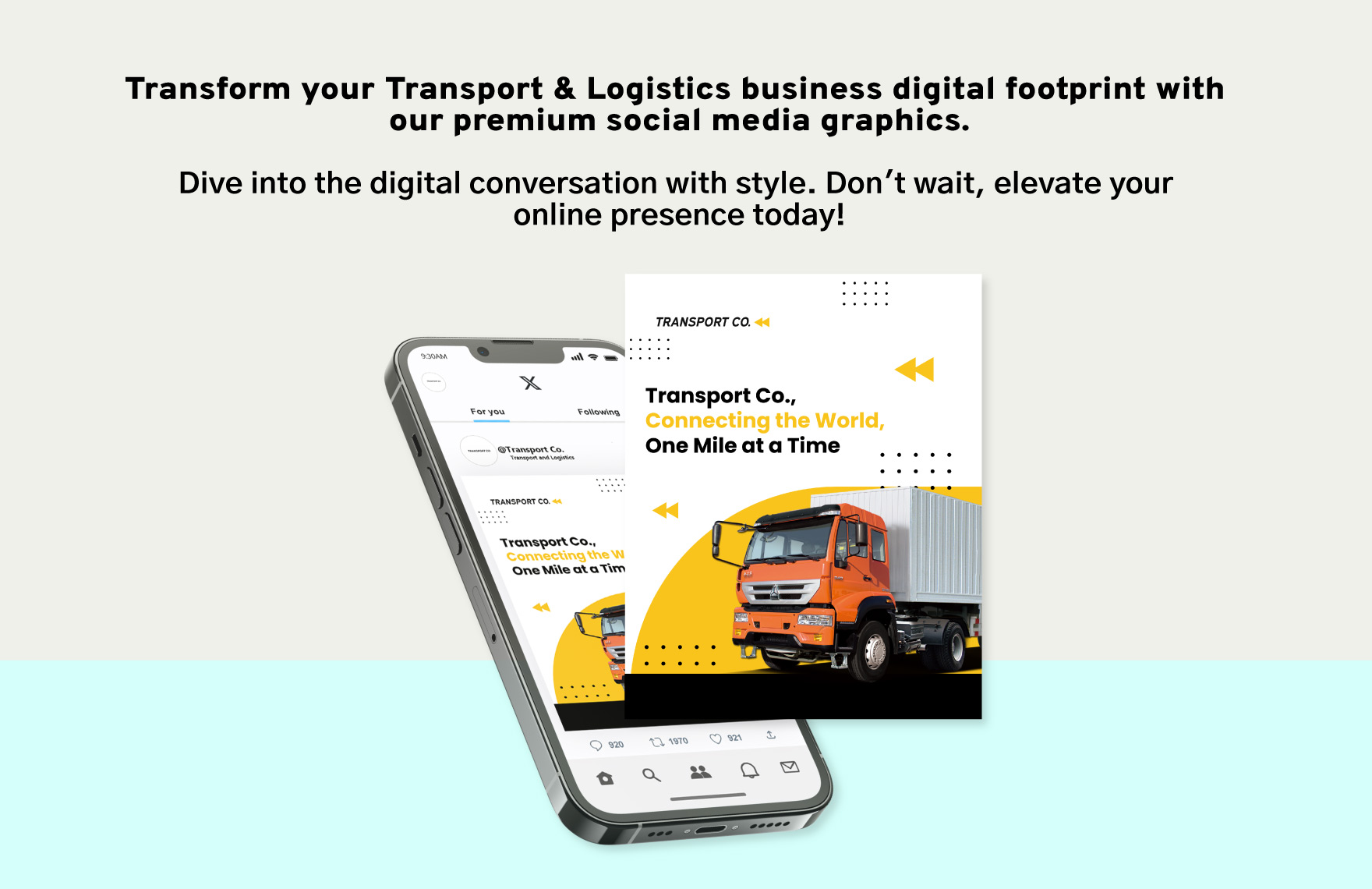 Transport and Logistics X Post Template