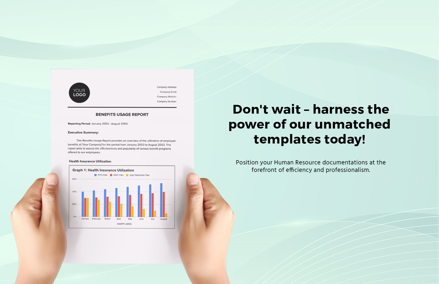 Benefits Usage Report HR Template