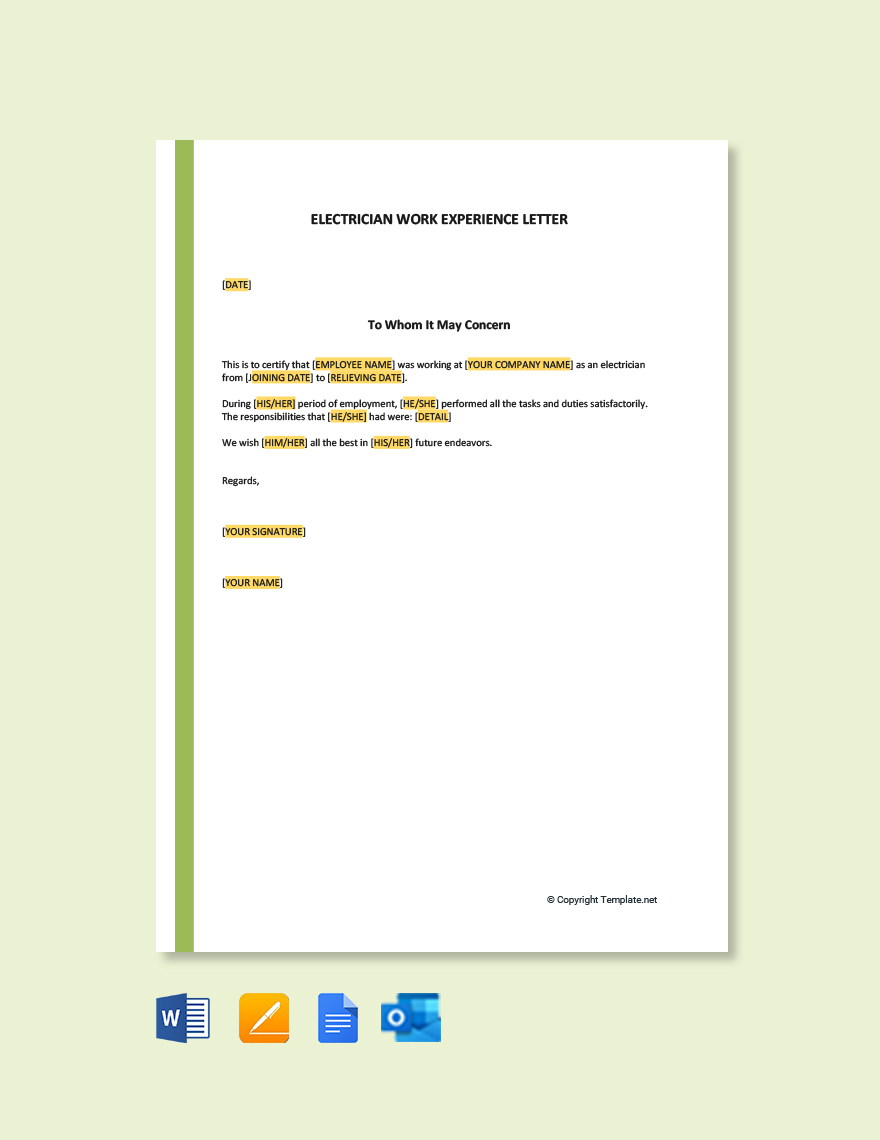 Relieving Letter Templates - Documents, Design, Free, Download ...