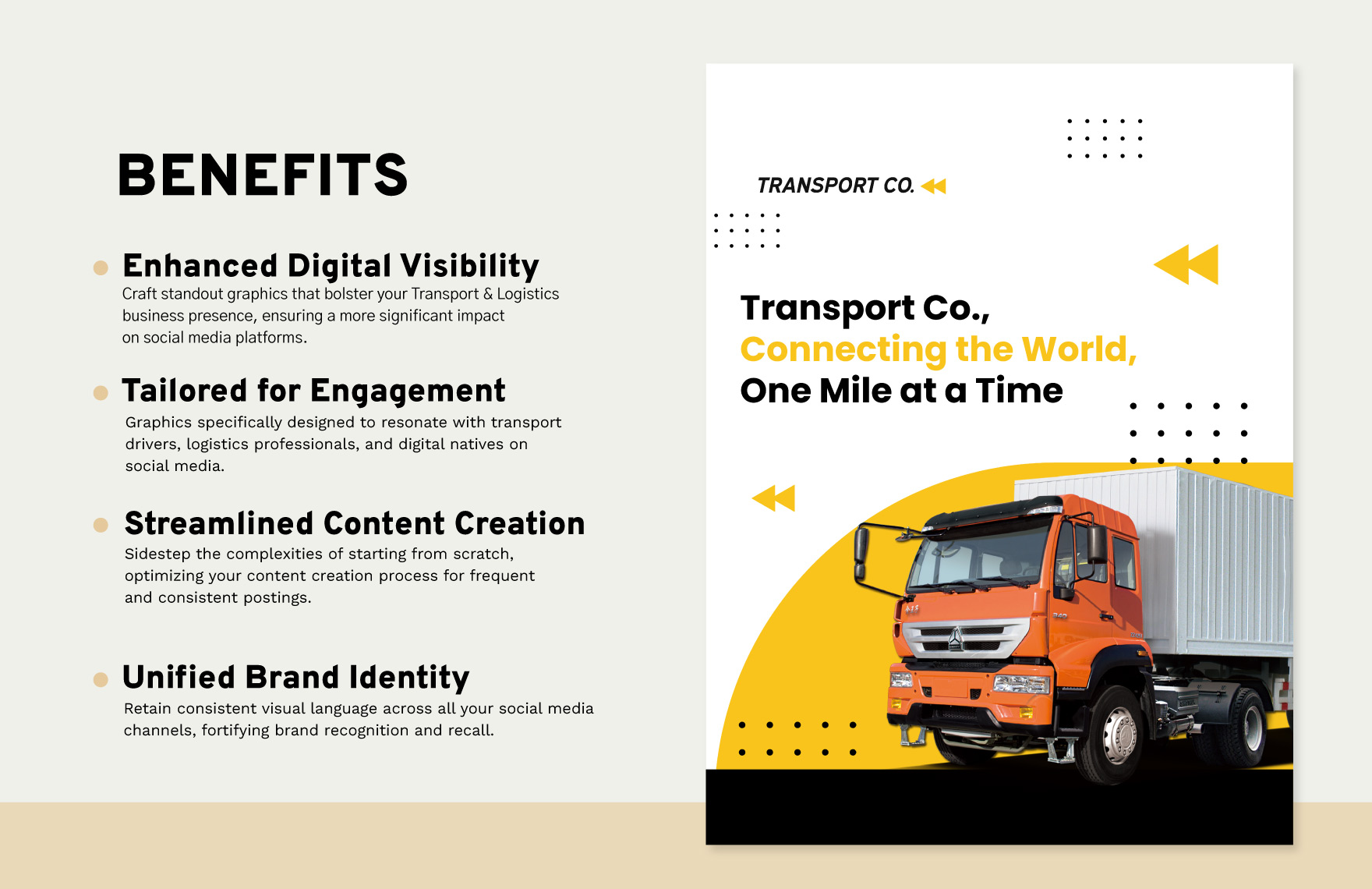 Transport and Logistics Threads Post Template