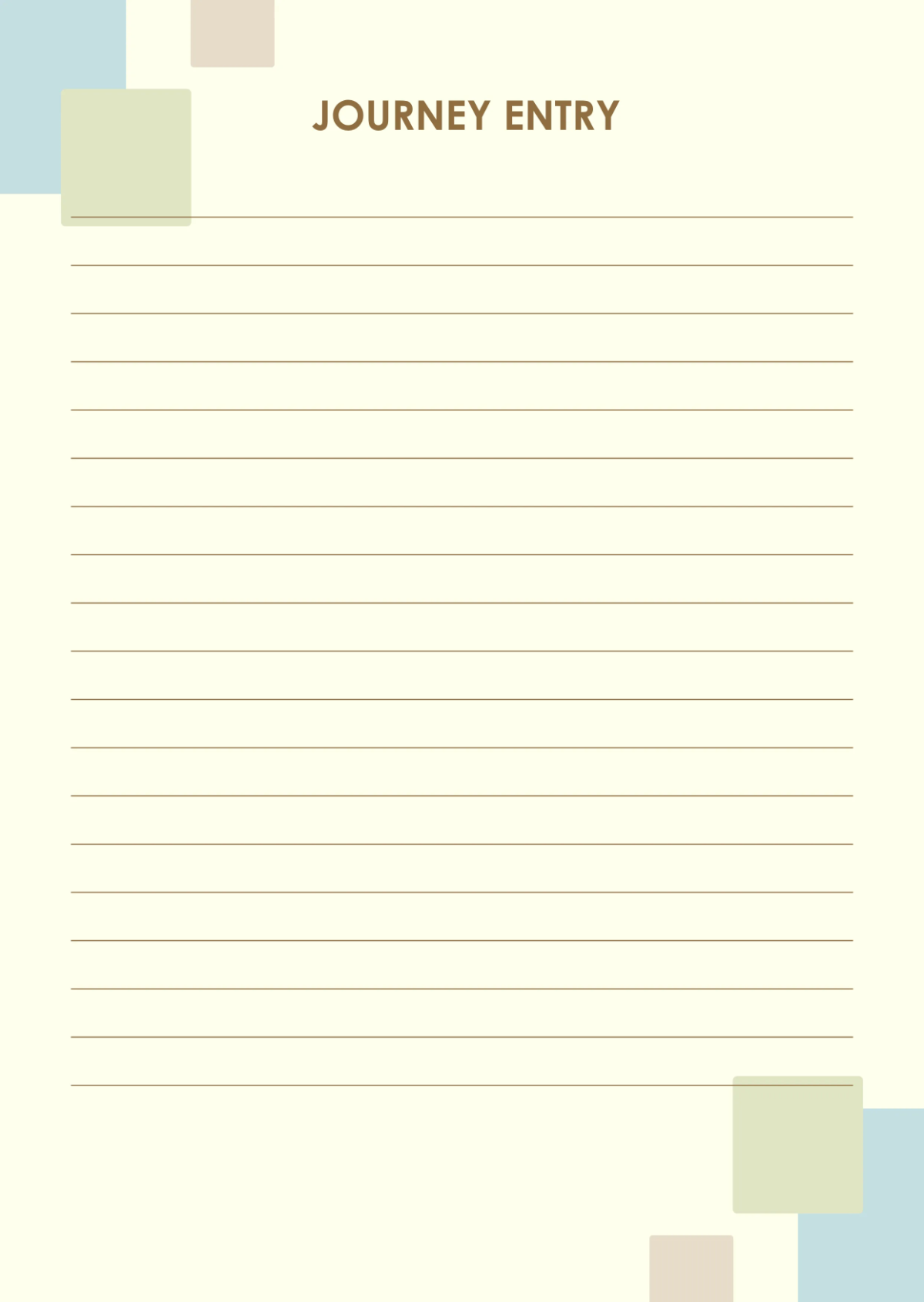 Free Journal Template to Edit Online Free Journal Template to Edit Online