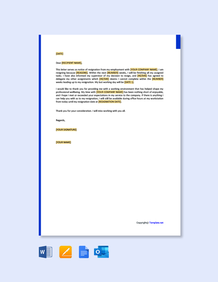 Free Termination Letter During Probation Period Template - Word 