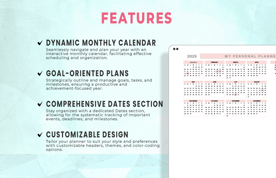 Planner 2025 Template
