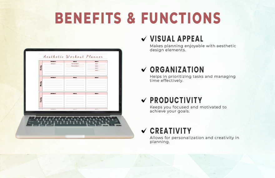 Aesthetic Planner Template