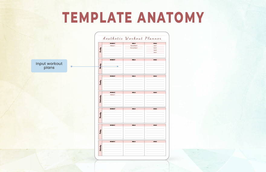 Aesthetic Planner Template