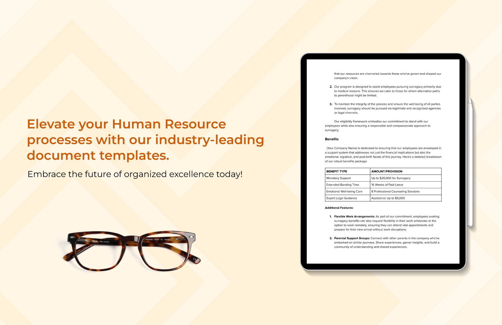 Adoption and Surrogacy Assistance Manual HR Template