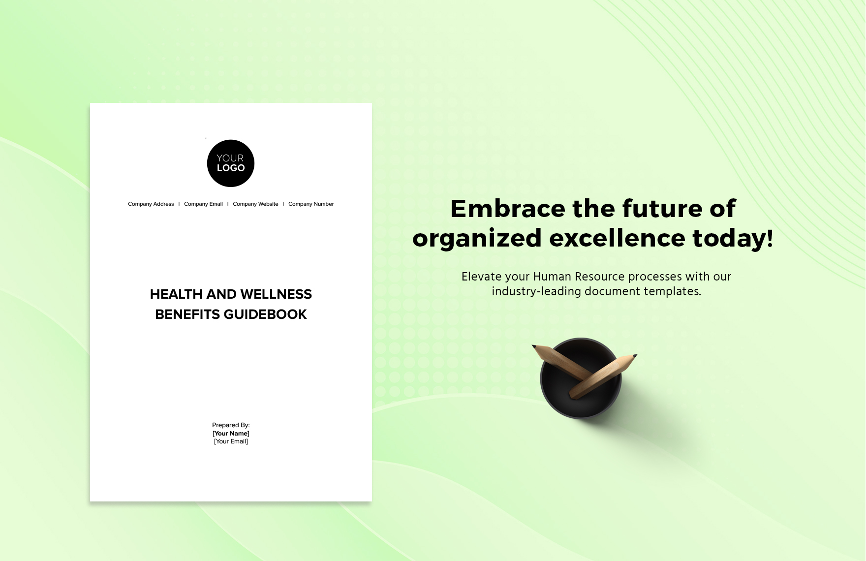 Health and Wellness Benefits Guidebook HR Template
